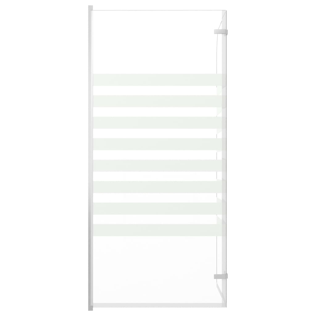 Badwand gestreept 120x140 cm gehard glas is nu te koop bij PeponiXL, paradijselijk wonen!