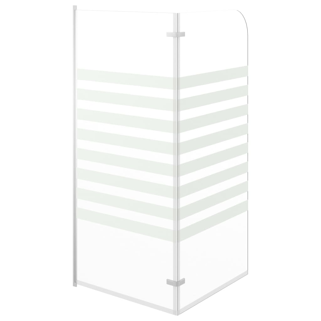 Badwand gestreept 120x140 cm gehard glas is nu te koop bij PeponiXL, paradijselijk wonen!