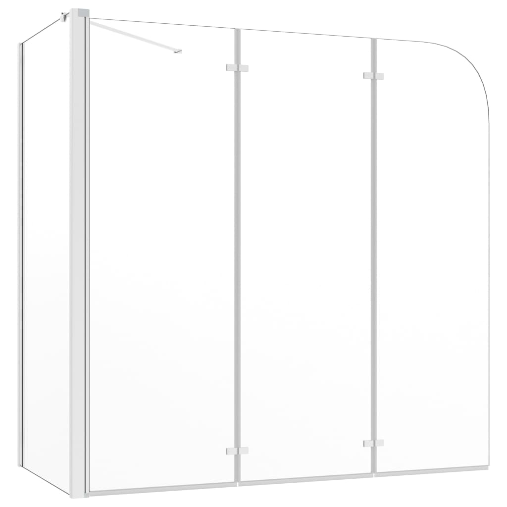 Badwand 120x69x130 cm gehard glas transparant is nu te koop bij PeponiXL, paradijselijk wonen!