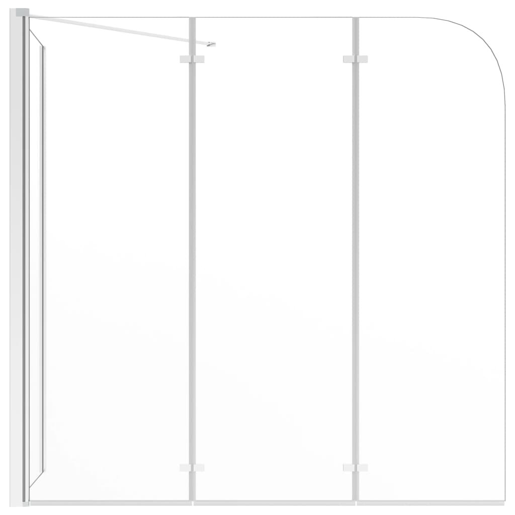 Badwand 120x69x130 cm gehard glas transparant is nu te koop bij PeponiXL, paradijselijk wonen!