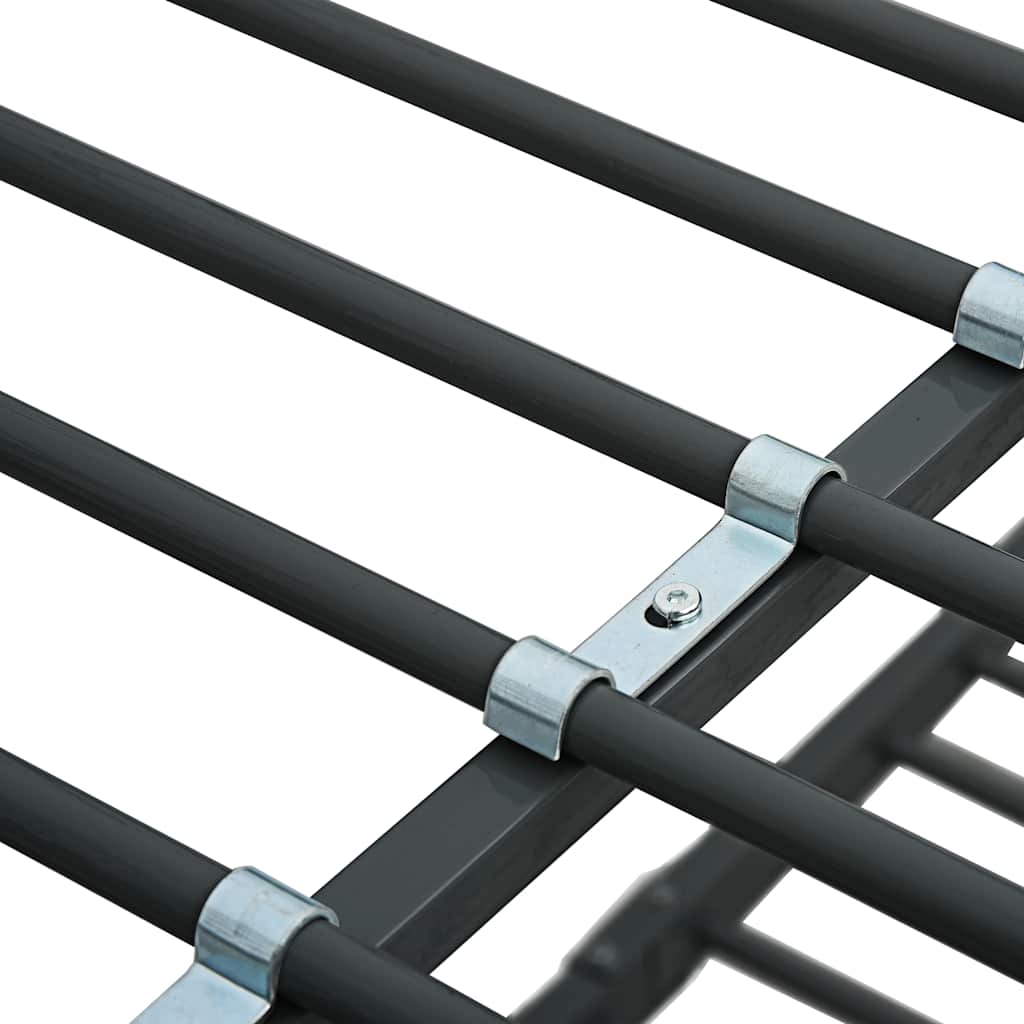 Stapelbed metaal zwart 90x200 cm is nu te koop bij PeponiXL, paradijselijk wonen!