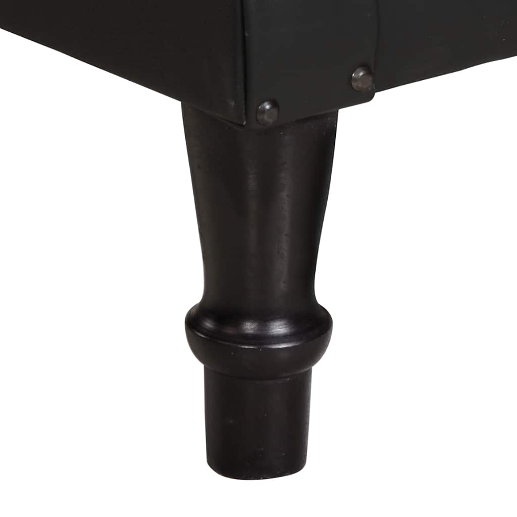Fauteuil echt leer zwart is nu te koop bij PeponiXL, paradijselijk wonen!