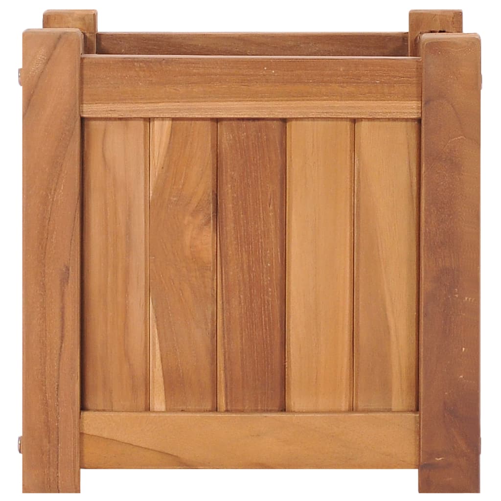 Plantenbak verhoogd 30x30x30 cm massief teakhout is nu te koop bij PeponiXL, paradijselijk wonen!