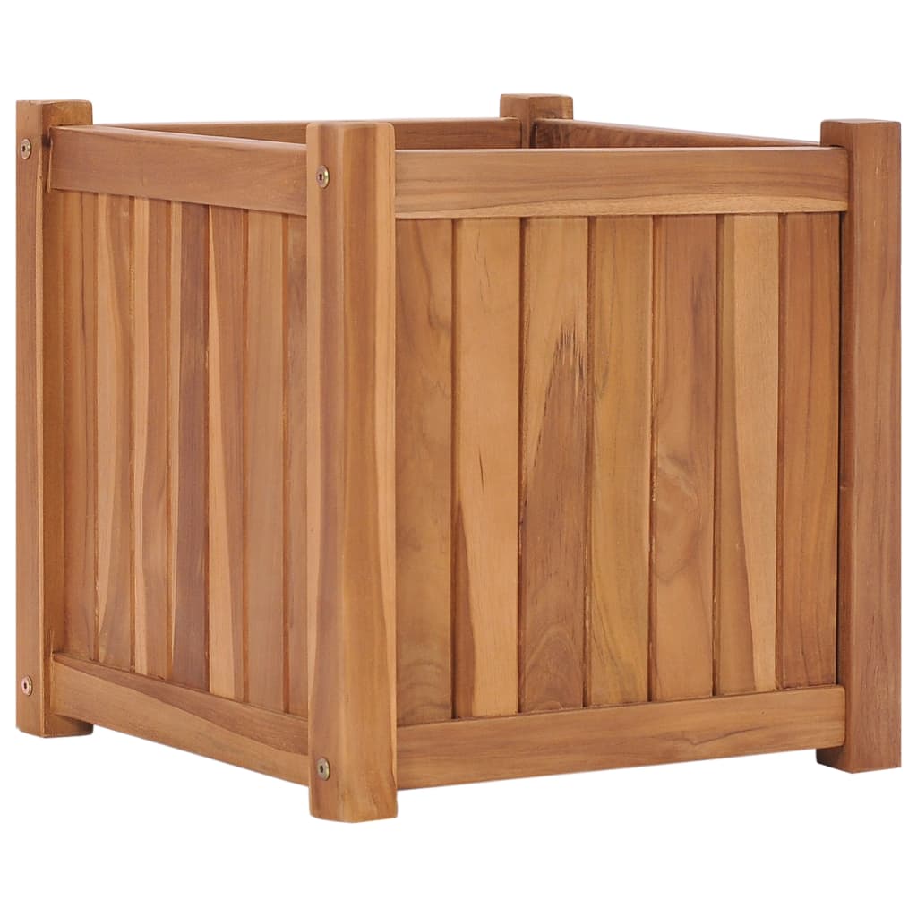 Plantenbak verhoogd 40x40x40 cm massief teakhout is nu te koop bij PeponiXL, paradijselijk wonen!