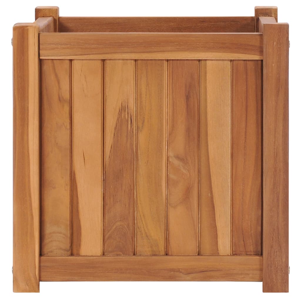 Plantenbak verhoogd 40x40x40 cm massief teakhout is nu te koop bij PeponiXL, paradijselijk wonen!