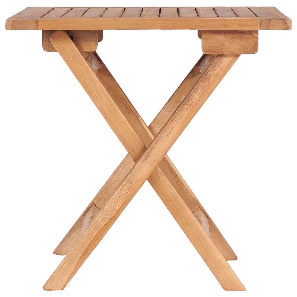 Tuintafel inklapbaar 45x45x45 cm massief teakhout is nu te koop bij PeponiXL, paradijselijk wonen!