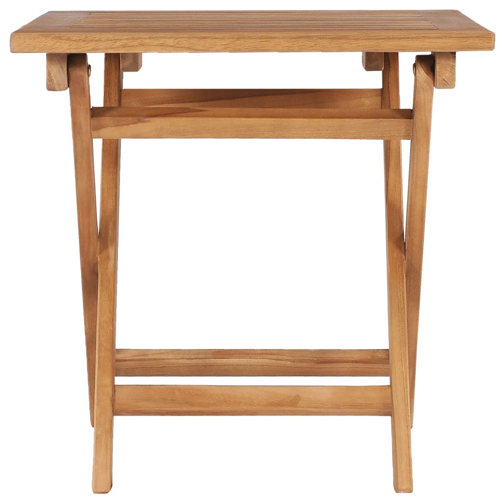 Tuintafel inklapbaar 45x45x45 cm massief teakhout is nu te koop bij PeponiXL, paradijselijk wonen!
