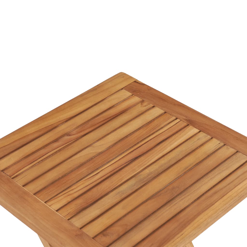 Tuintafel inklapbaar 45x45x45 cm massief teakhout is nu te koop bij PeponiXL, paradijselijk wonen!