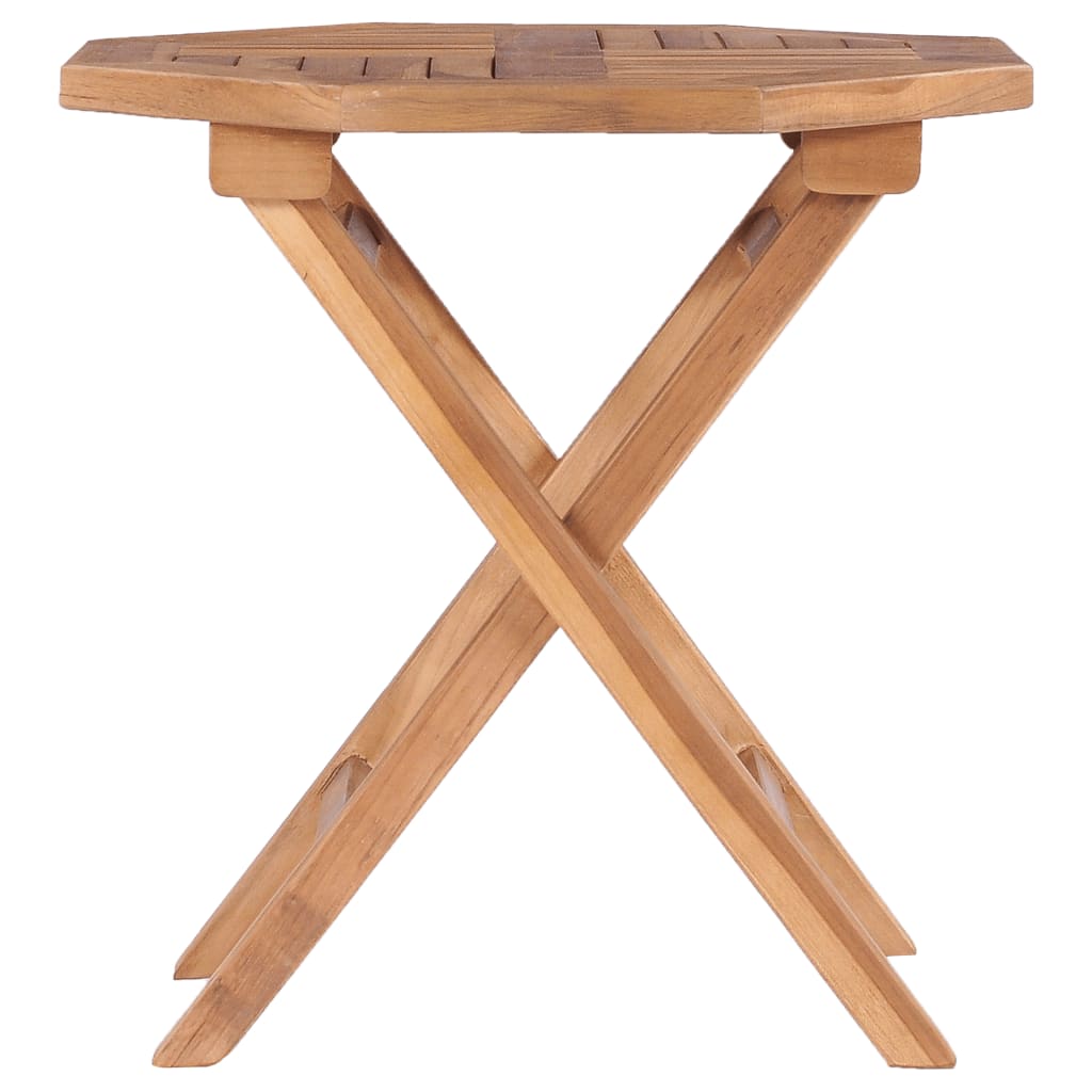 Tuintafel inklapbaar 45x45x45 cm massief teakhout is nu te koop bij PeponiXL, paradijselijk wonen!