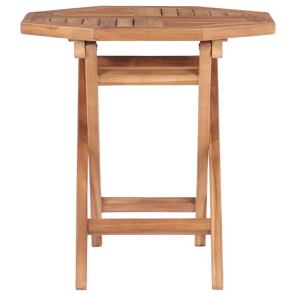 Tuintafel inklapbaar 45x45x45 cm massief teakhout is nu te koop bij PeponiXL, paradijselijk wonen!