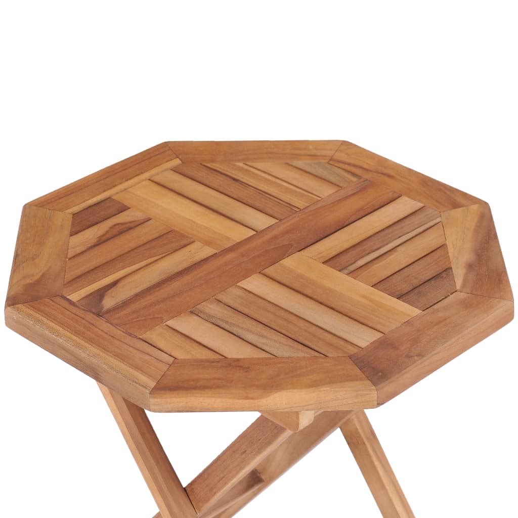 Tuintafel inklapbaar 45x45x45 cm massief teakhout is nu te koop bij PeponiXL, paradijselijk wonen!