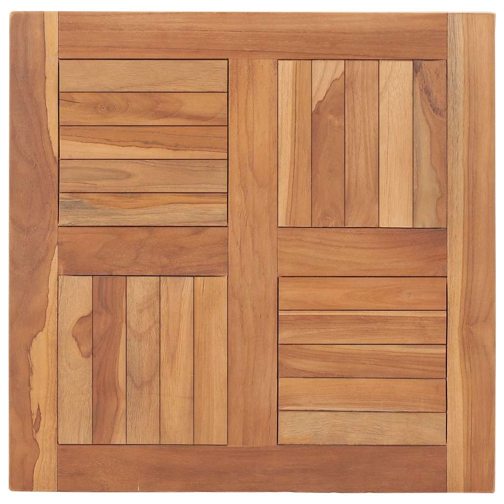Tafelblad 60x60x2,5 cm massief teakhout is nu te koop bij PeponiXL, paradijselijk wonen!
