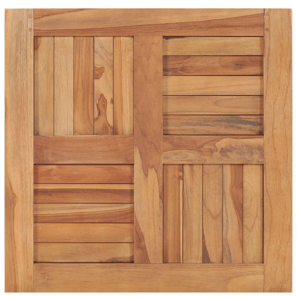 Tafelblad 60x60x2,5 cm massief teakhout is nu te koop bij PeponiXL, paradijselijk wonen!