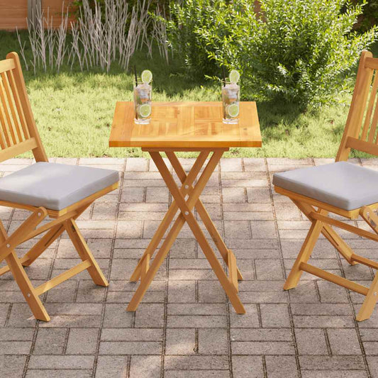 Tafelblad 60x60x2,5 cm massief teakhout