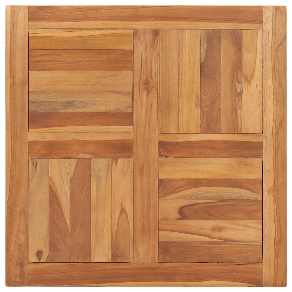 Tafelblad 70x70x2,5 cm massief teakhout is nu te koop bij PeponiXL, paradijselijk wonen!