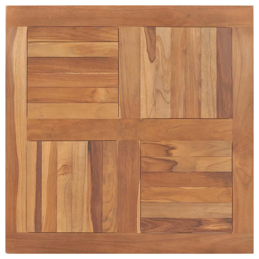 Tafelblad vierkant 80x80x2,5 cm massief teakhout is nu te koop bij PeponiXL, paradijselijk wonen!