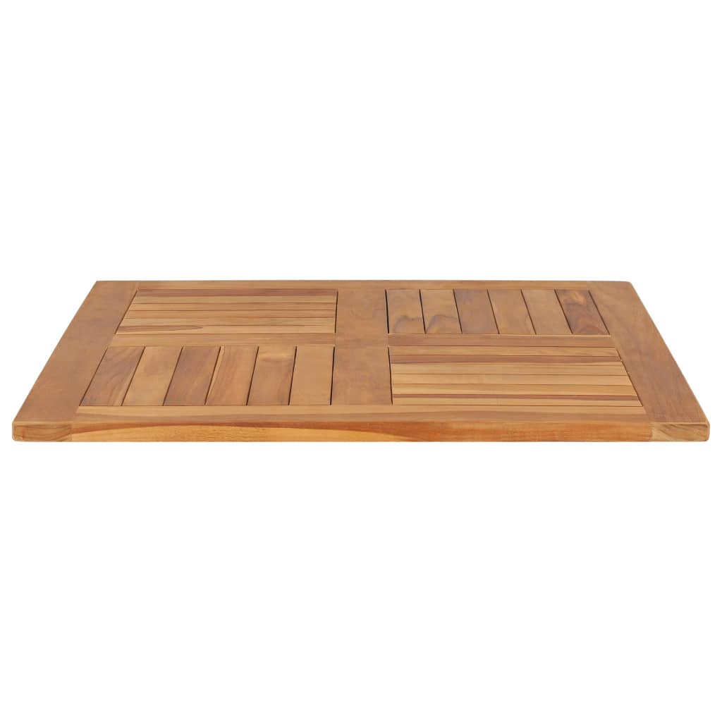 Tafelblad vierkant 80x80x2,5 cm massief teakhout is nu te koop bij PeponiXL, paradijselijk wonen!