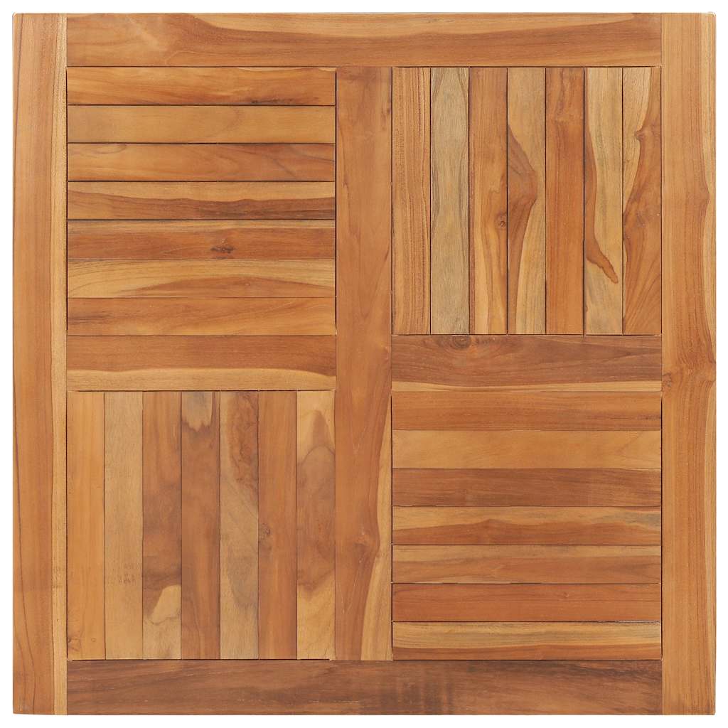 Tafelblad vierkant 90x90x2,5 cm massief teakhout is nu te koop bij PeponiXL, paradijselijk wonen!