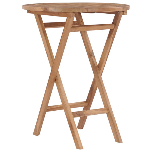 Tuintafel inklapbaar 60 cm massief teakhout is nu te koop bij PeponiXL, paradijselijk wonen!