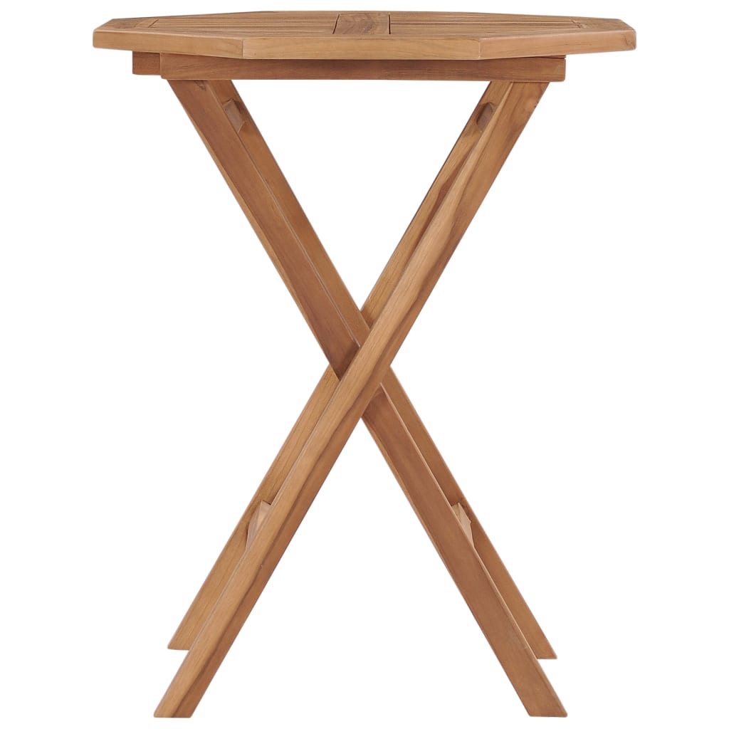 Tuintafel inklapbaar 60x60x75 cm massief teakhout is nu te koop bij PeponiXL, paradijselijk wonen!