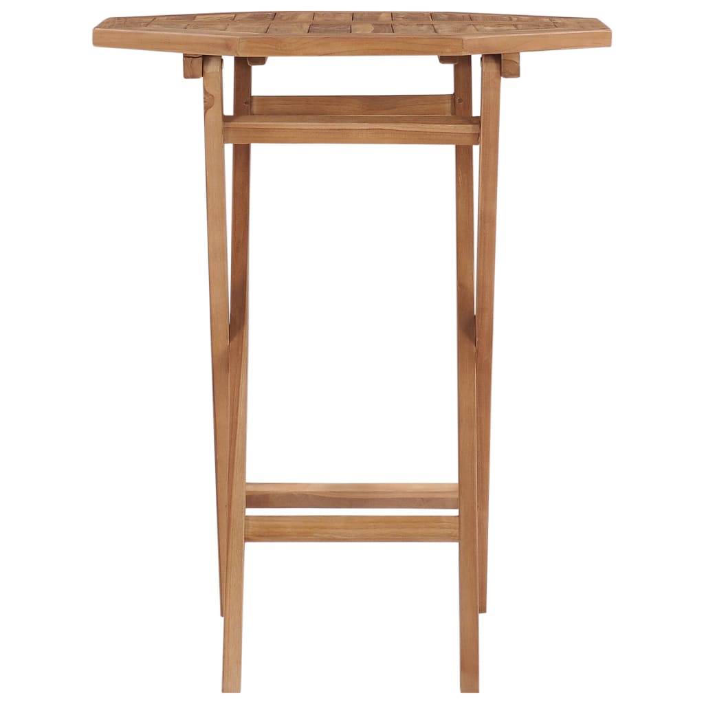 Tuintafel inklapbaar 60x60x75 cm massief teakhout is nu te koop bij PeponiXL, paradijselijk wonen!