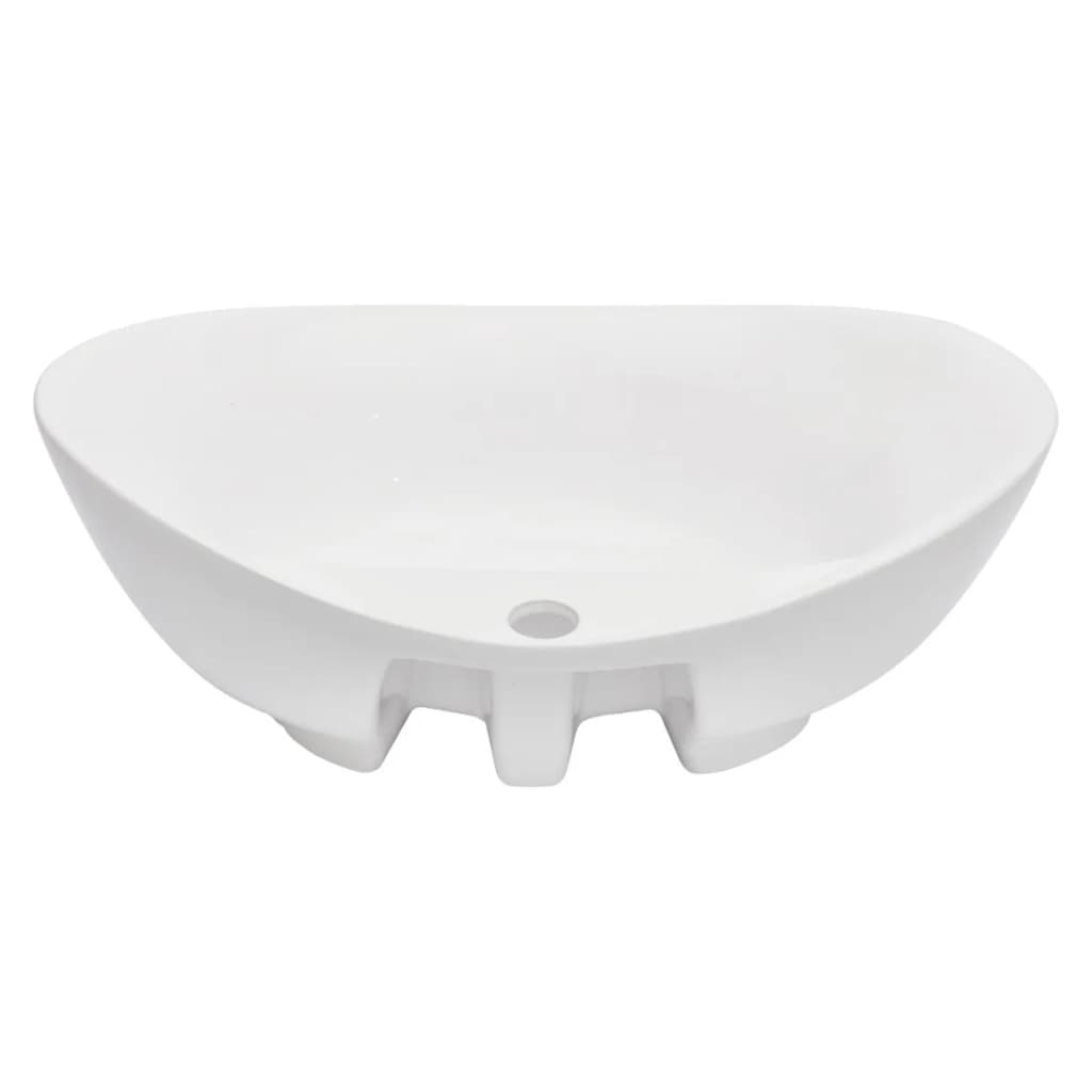 2-delige Badkamermeubelset keramiek eikenkleurig is nu te koop bij PeponiXL, paradijselijk wonen!