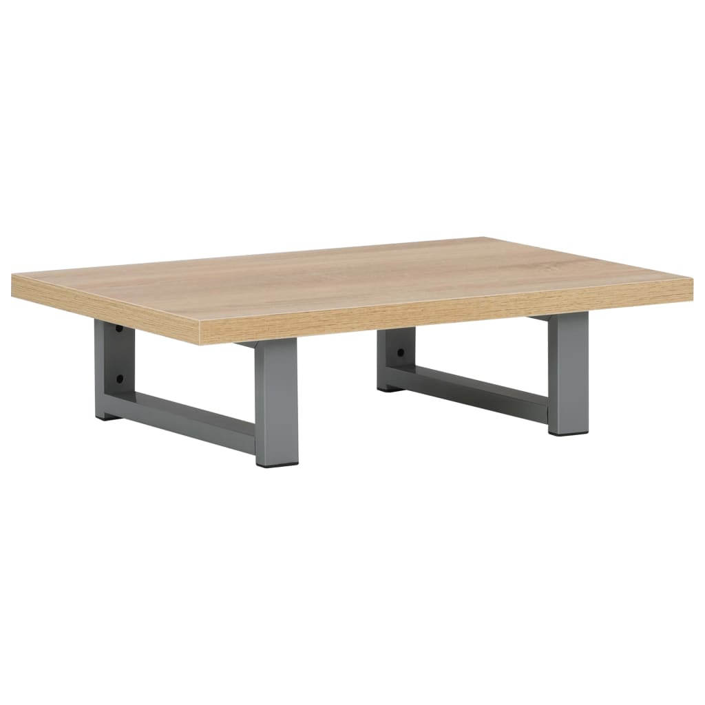 2-delige Badkamermeubelset keramiek eikenkleurig is nu te koop bij PeponiXL, paradijselijk wonen!
