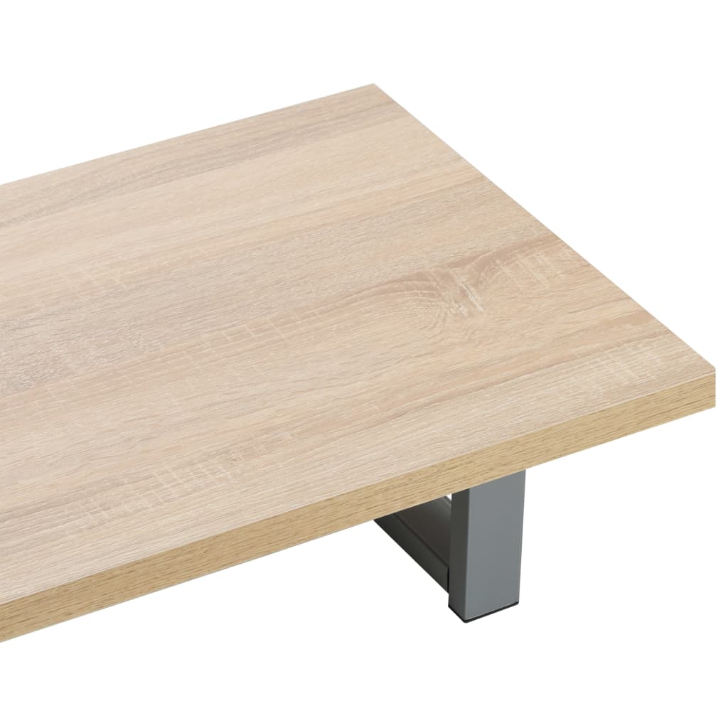 2-delige Badkamermeubelset keramiek eikenkleurig is nu te koop bij PeponiXL, paradijselijk wonen!