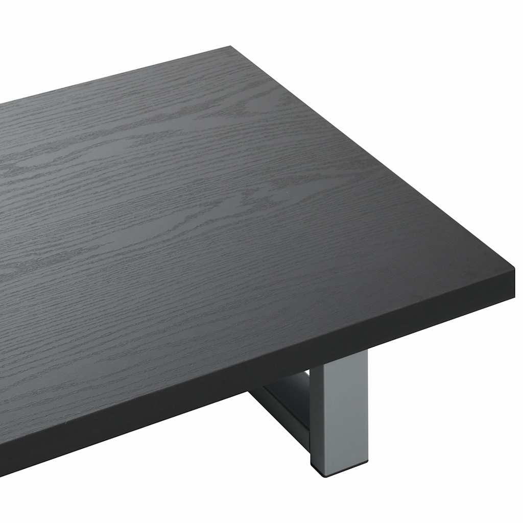 2-delige Badkamermeubelset keramiek zwart is nu te koop bij PeponiXL, paradijselijk wonen!