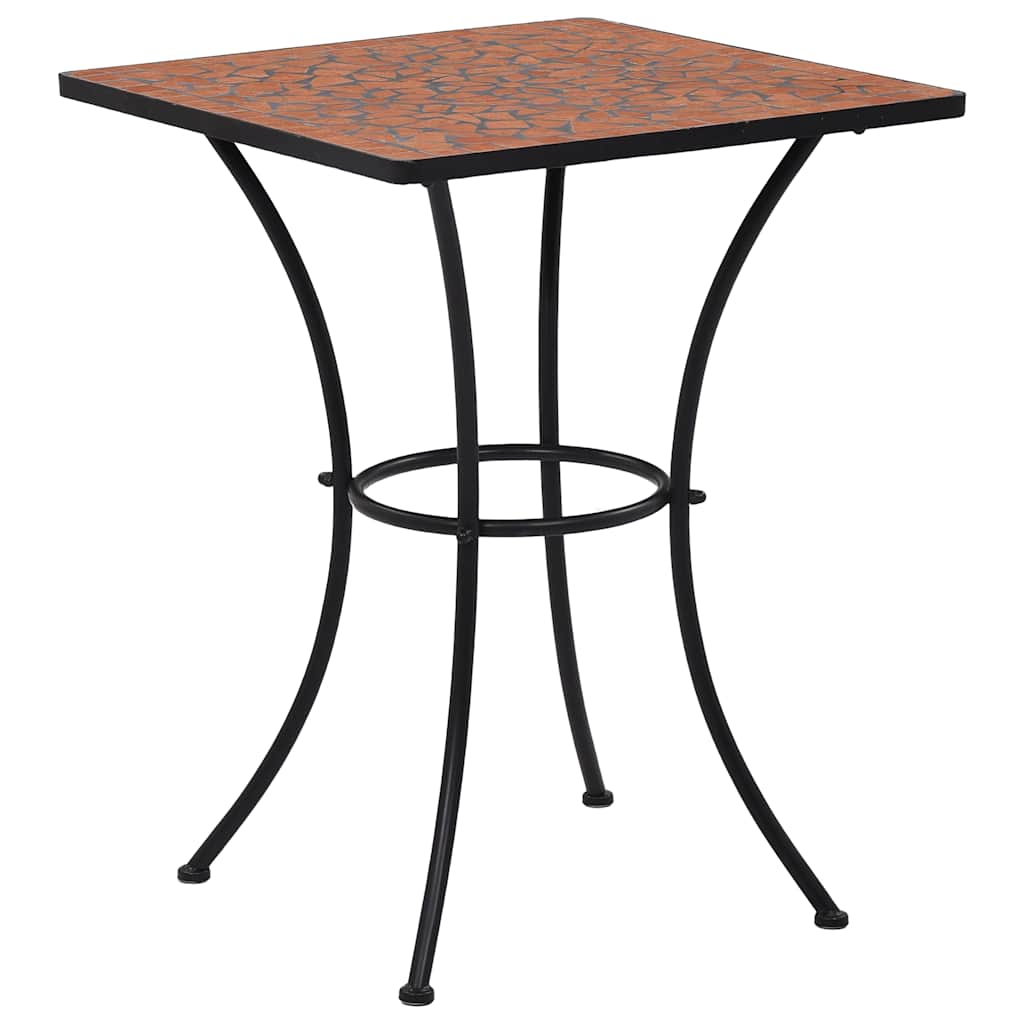 3-delige Bistroset mozaïek keramische tegel terracottakleurig is nu te koop bij PeponiXL, paradijselijk wonen!