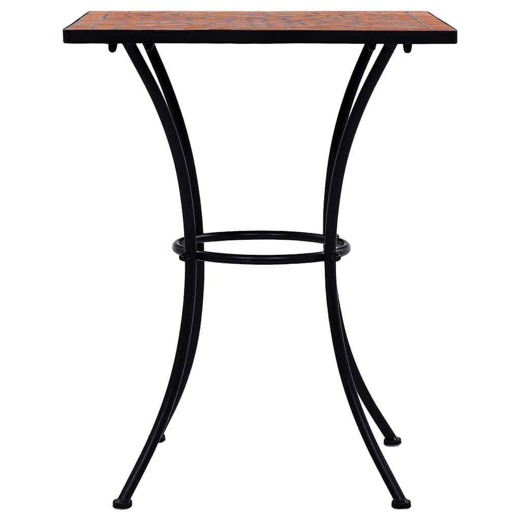 3-delige Bistroset mozaïek keramische tegel terracottakleurig is nu te koop bij PeponiXL, paradijselijk wonen!