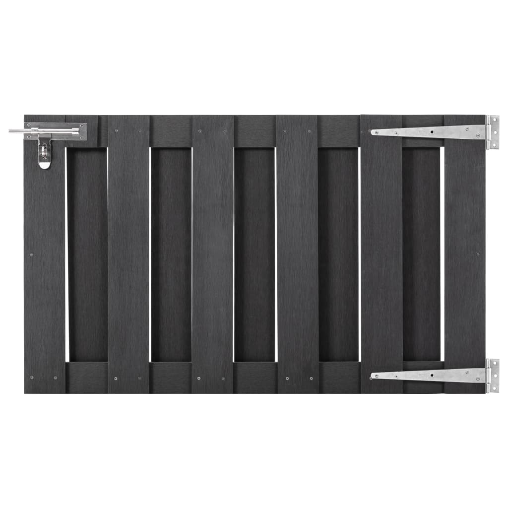 Poort 100x60 cm HKC grijs is nu te koop bij PeponiXL, paradijselijk wonen!
