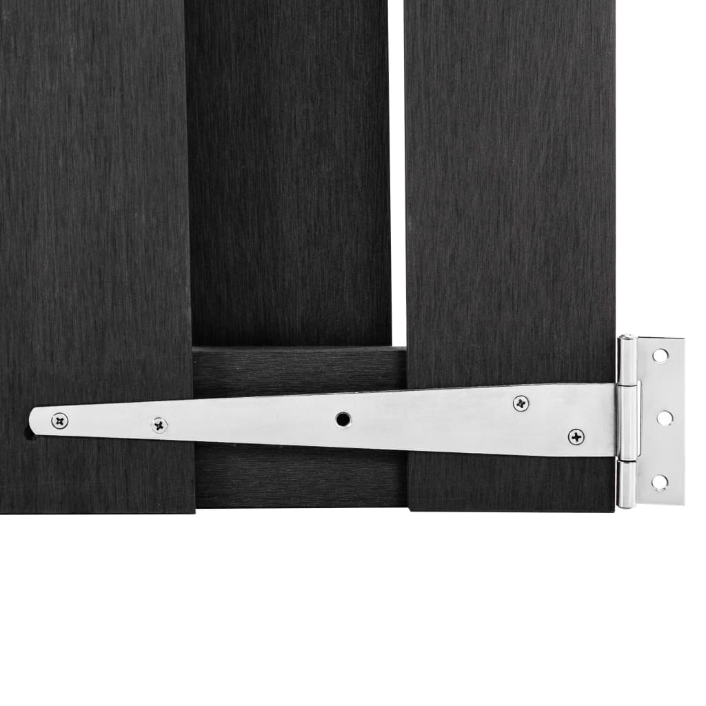 Poort 100x80 cm HKC grijs is nu te koop bij PeponiXL, paradijselijk wonen!