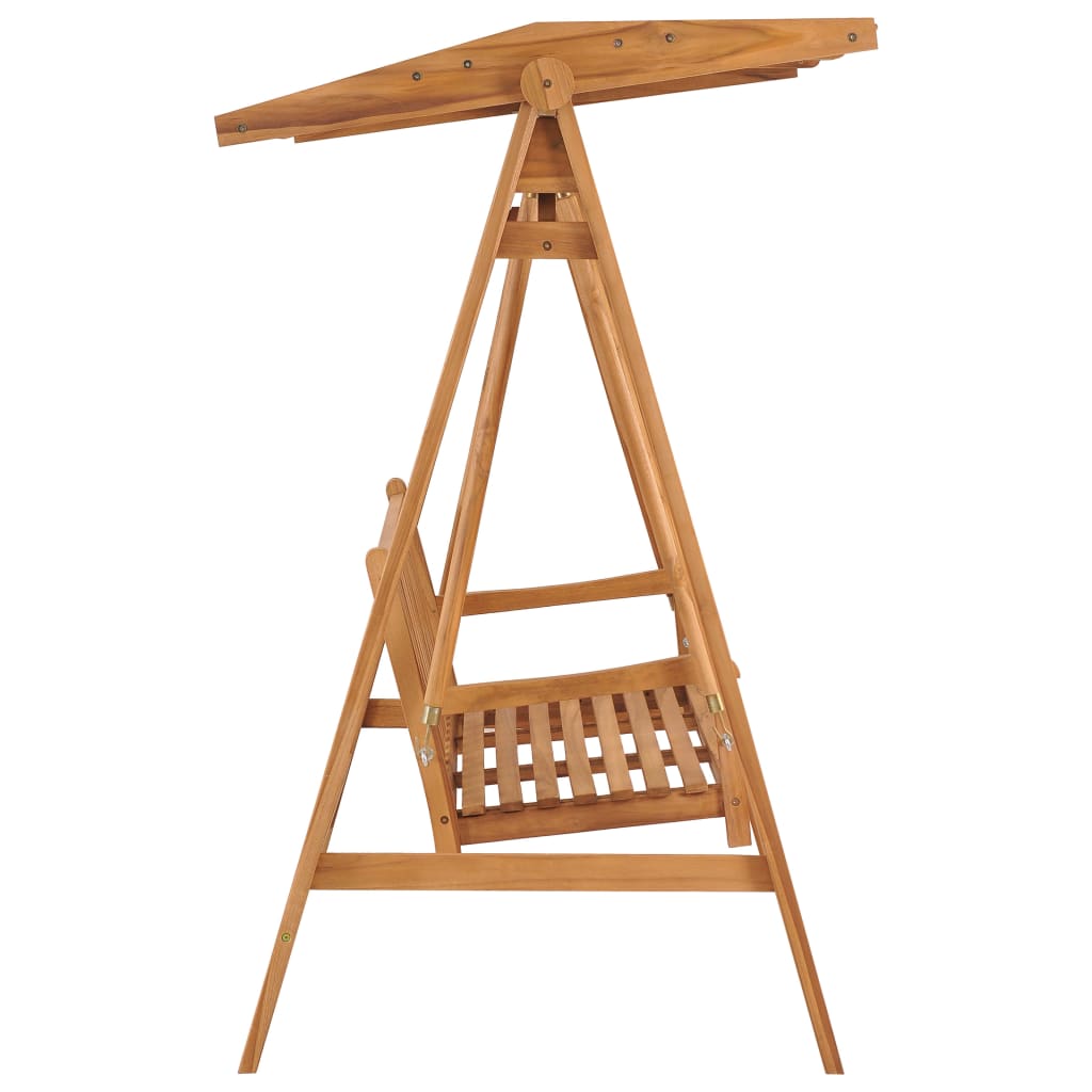 Schommelbank 170 cm massief teakhout is nu te koop bij PeponiXL, paradijselijk wonen!