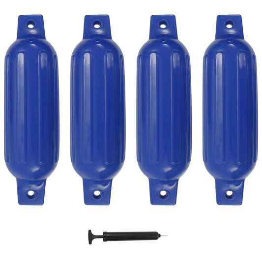 Bootstootkussens 4 st 41x11,5 cm PVC blauw is nu te koop bij PeponiXL, paradijselijk wonen!