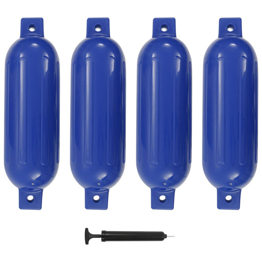 Bootstootkussens 4 st 51x14 cm PVC blauw is nu te koop bij PeponiXL, paradijselijk wonen!