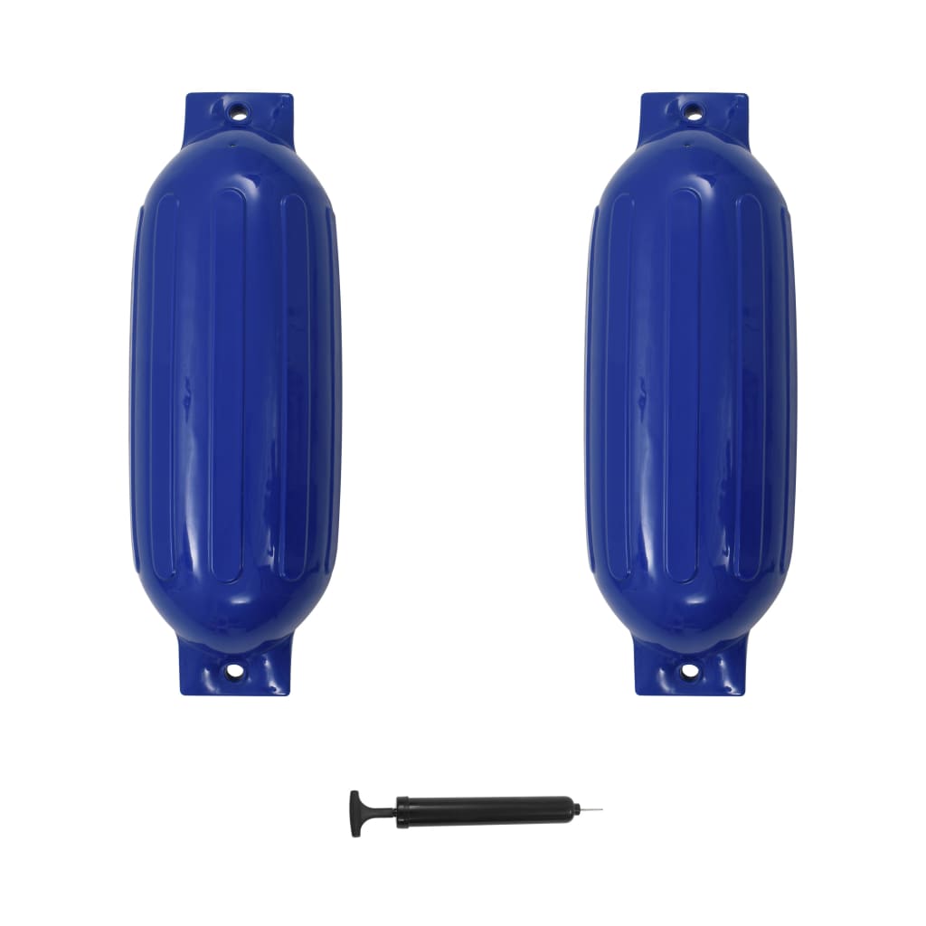 Bootstootkussens 2 st 69x21,5 cm PVC blauw is nu te koop bij PeponiXL, paradijselijk wonen!