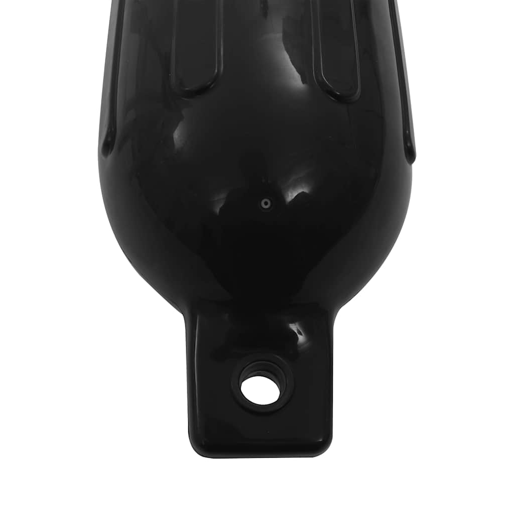 Bootstootkussens 4 st 58,5x16,5 cm PVC zwart is nu te koop bij PeponiXL, paradijselijk wonen!