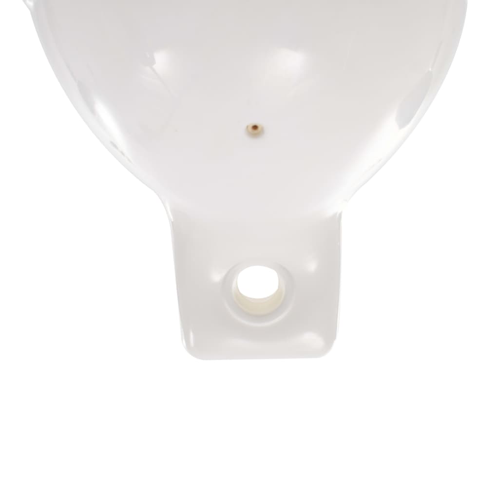 Bootstootkussens 4 st 58,5x16,5 cm PVC wit is nu te koop bij PeponiXL, paradijselijk wonen!