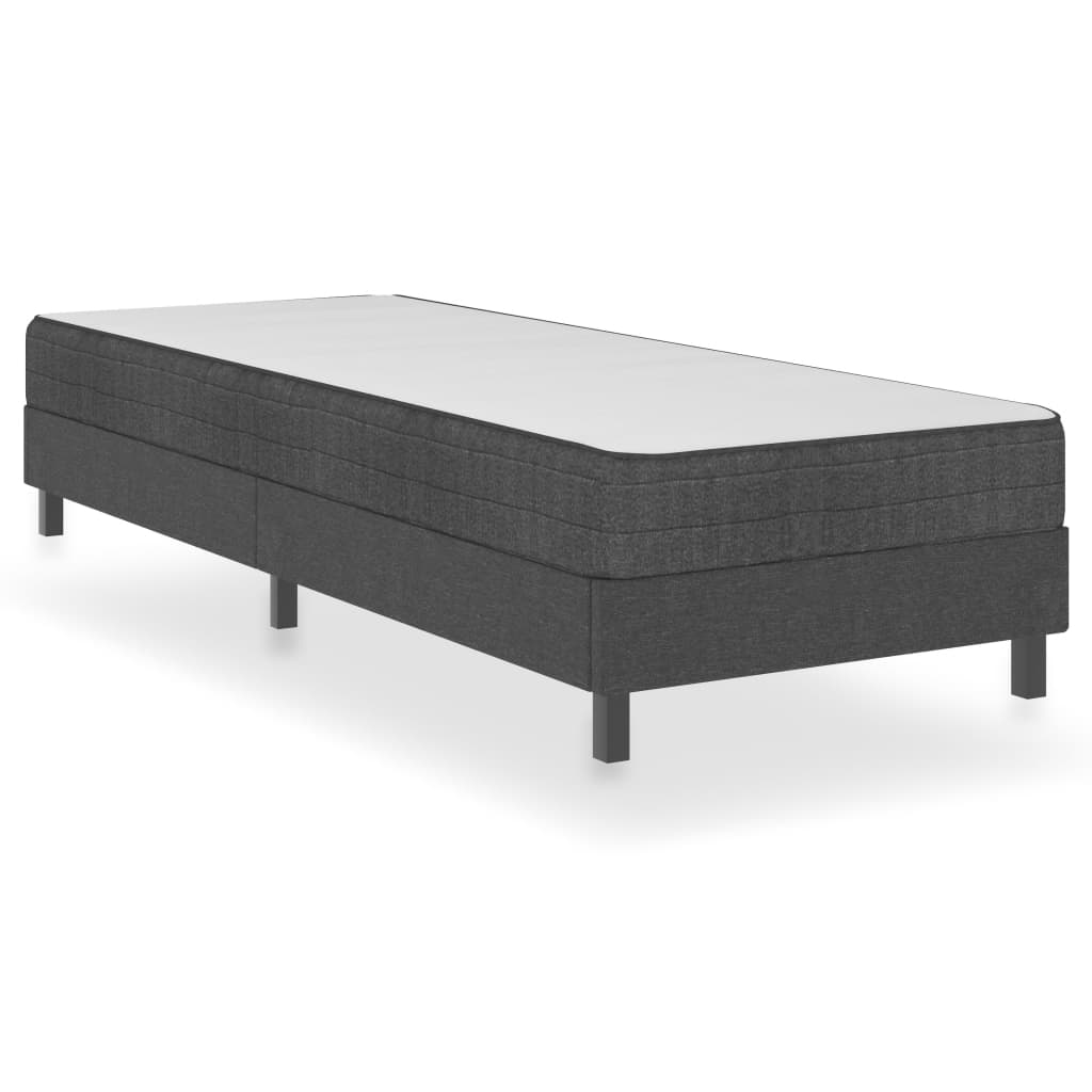 Boxspringframe stof grijs 100x200 cm is nu te koop bij PeponiXL, paradijselijk wonen!