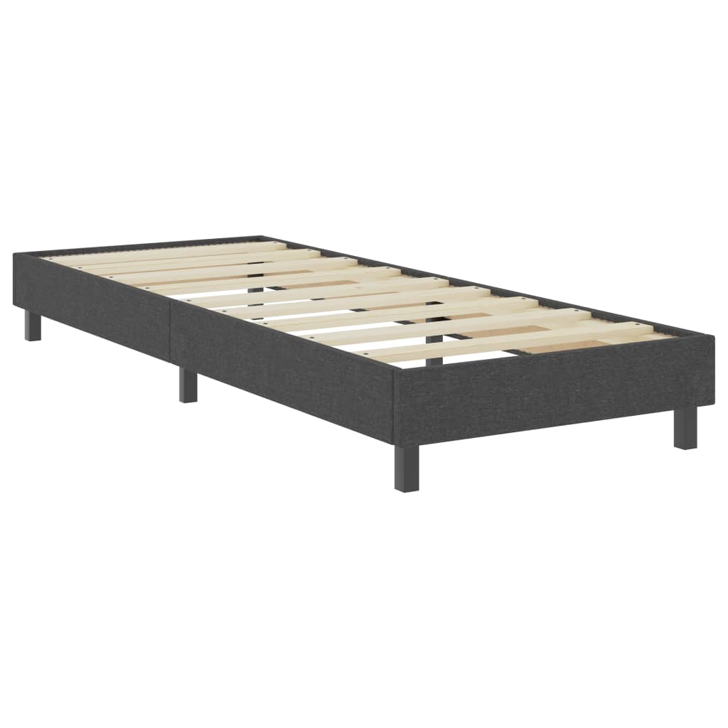 Boxspringframe stof grijs 100x200 cm is nu te koop bij PeponiXL, paradijselijk wonen!