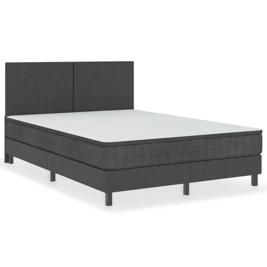 Boxspringframe stof grijs 160x200 cm is nu te koop bij PeponiXL, paradijselijk wonen!