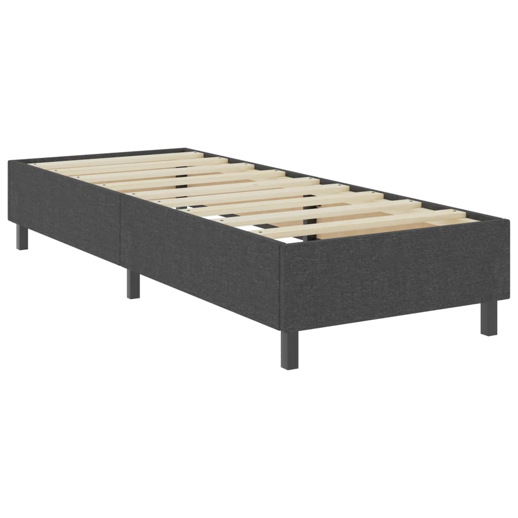 Boxspringframe stof grijs 100x200 cm is nu te koop bij PeponiXL, paradijselijk wonen!