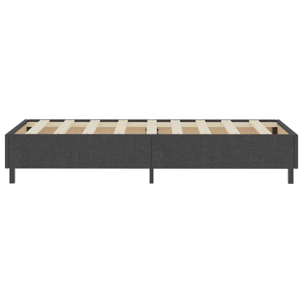 Boxspringframe stof grijs 100x200 cm is nu te koop bij PeponiXL, paradijselijk wonen!
