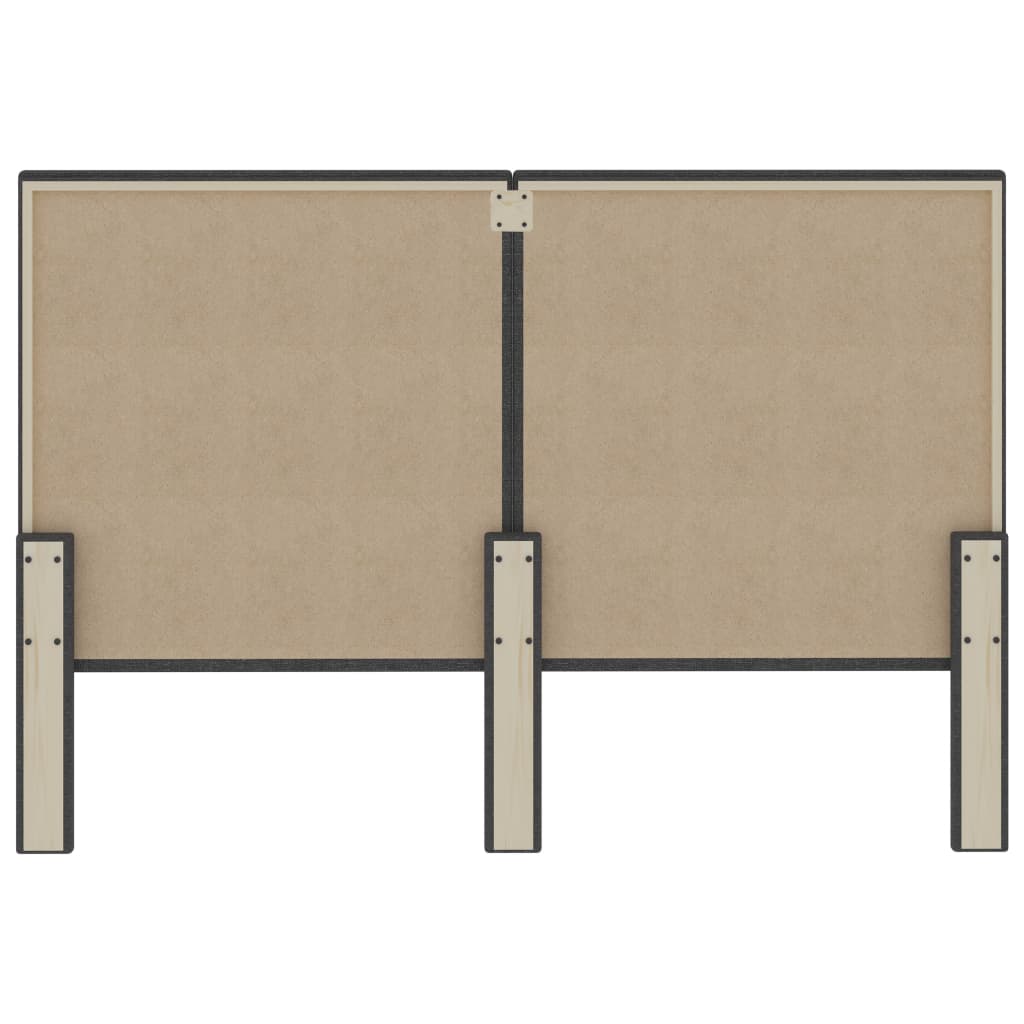 Hoofdbord 160x200 cm stof donkergrijs is nu te koop bij PeponiXL, paradijselijk wonen!