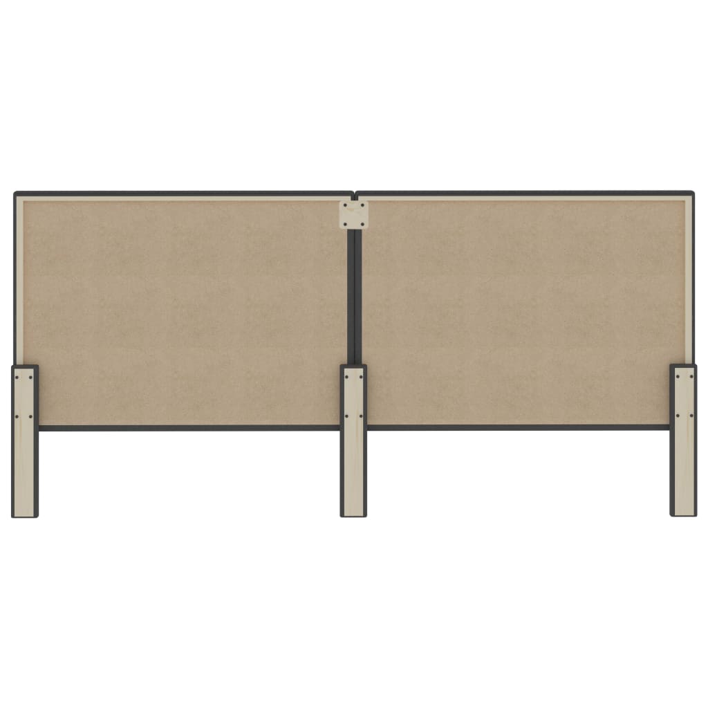 Hoofdbord 200x200 cm stof donkergrijs is nu te koop bij PeponiXL, paradijselijk wonen!