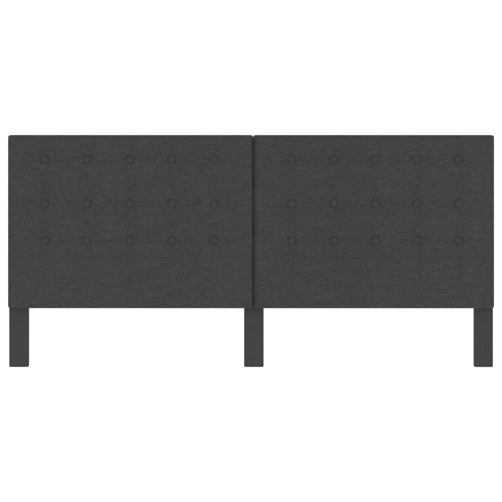 Hoofdbord 200x200 cm getuft stof donkergrijs is nu te koop bij PeponiXL, paradijselijk wonen!