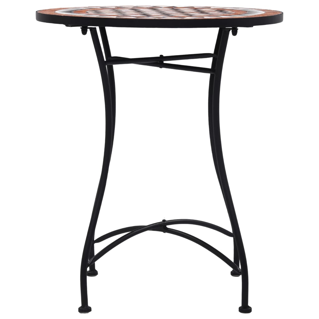 3-delige Bistroset mozaïek keramische tegel terracottakleurig is nu te koop bij PeponiXL, paradijselijk wonen!