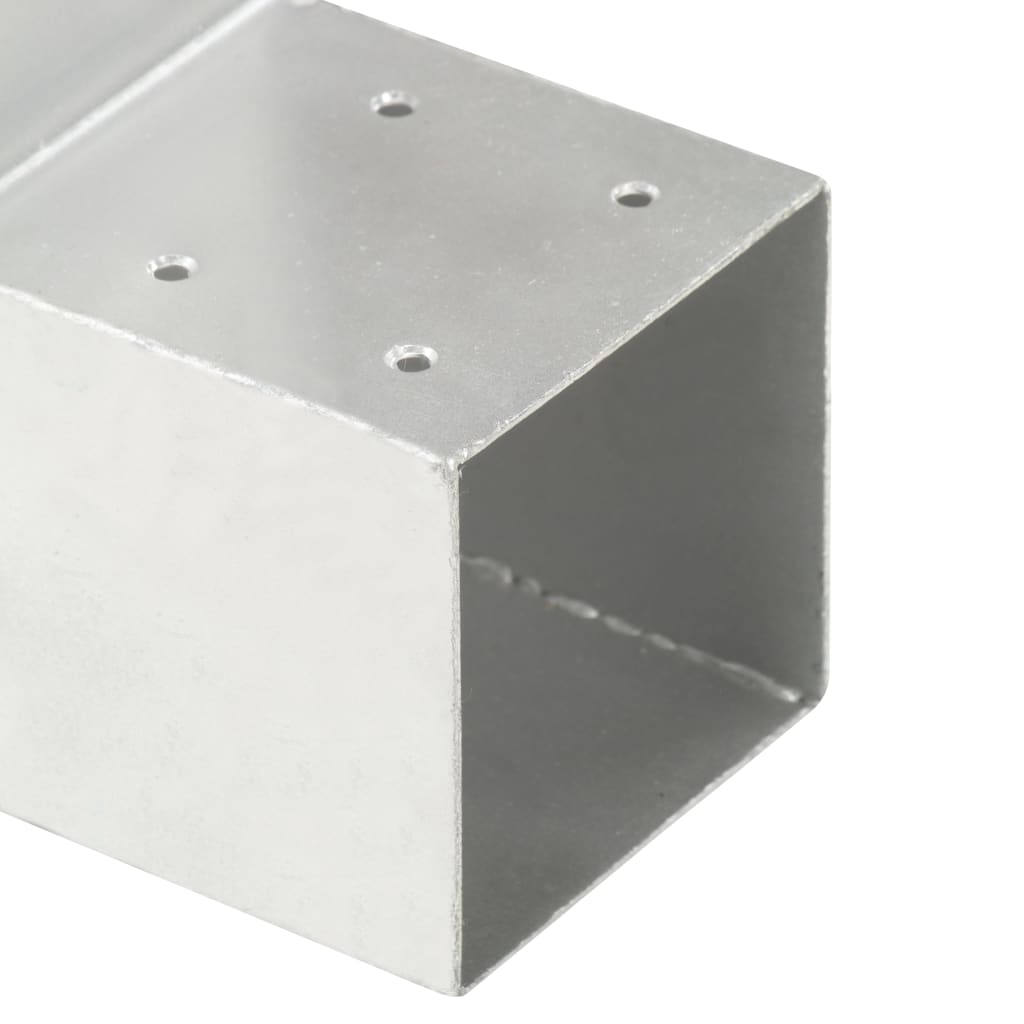 Paalverbindingen 4 st L-vorm 71x71 mm gegalvaniseerd metaal is nu te koop bij PeponiXL, paradijselijk wonen!