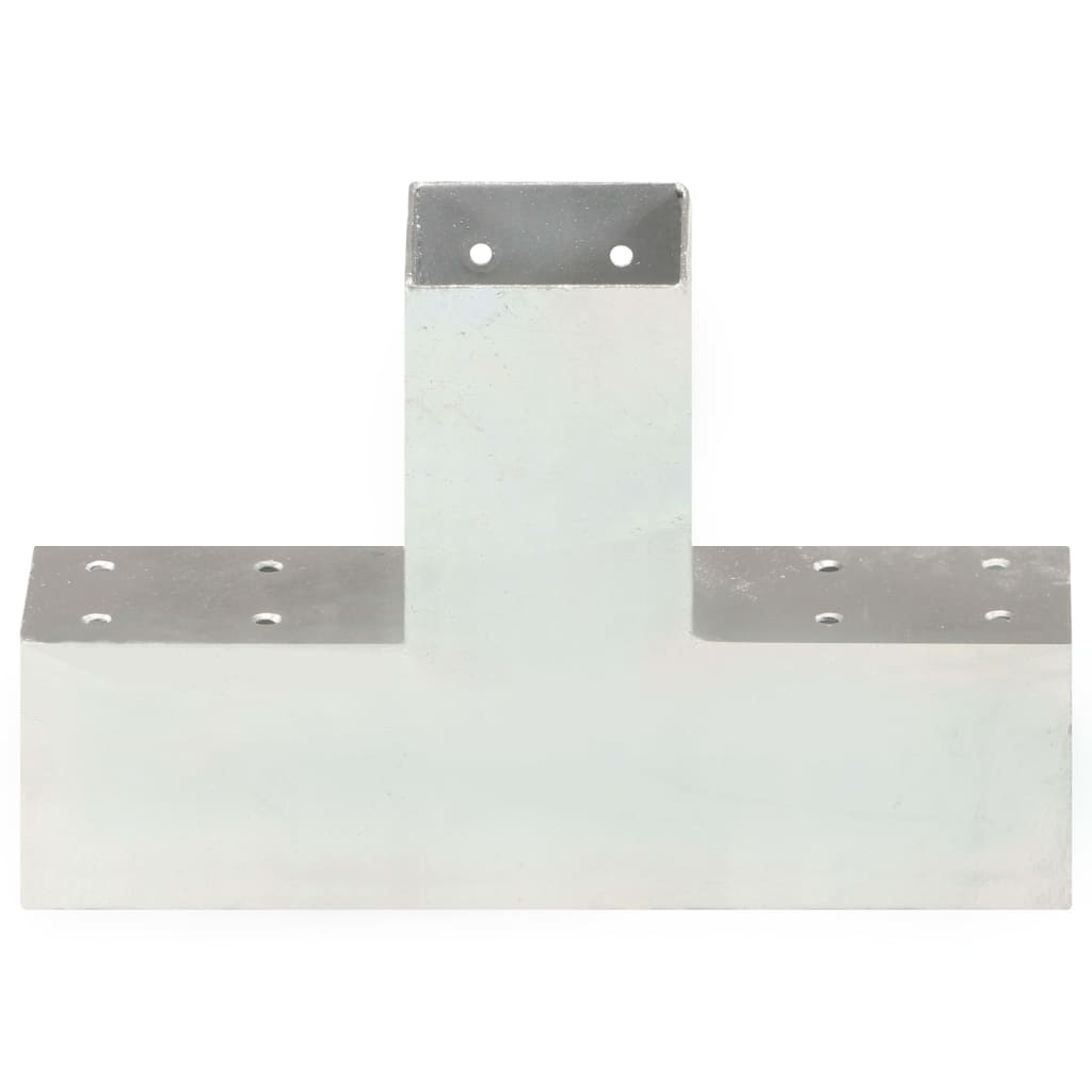 Paalverbindingen 4 st X-vorm 71x71 mm gegalvaniseerd metaal is nu te koop bij PeponiXL, paradijselijk wonen!